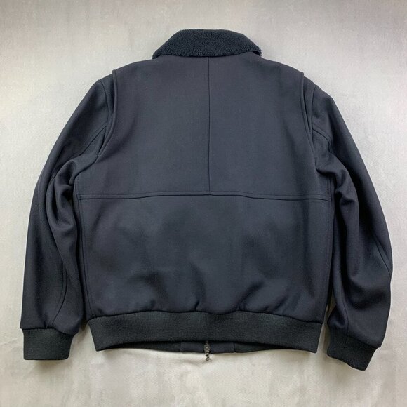 Paul & Shark Mens Winter Jacket 2XL Navy Blue Full Zip Wool and Cashmere Blouson - Picture 16 of 16